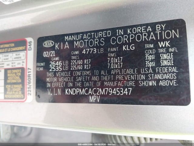 2021 KIA SPORTAGE LX 9