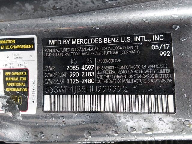 2017 MERCEDES-BENZ C 300 9