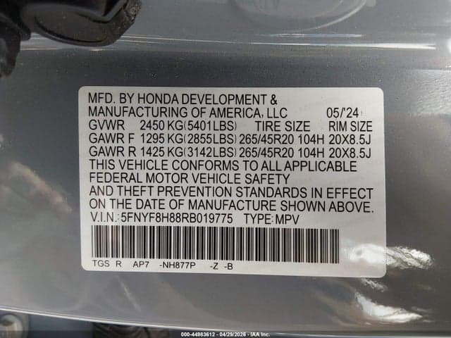 2024 HONDA PASSPORT AWD BLACK 9