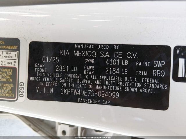 2025 KIA K4 GT-LINE 9