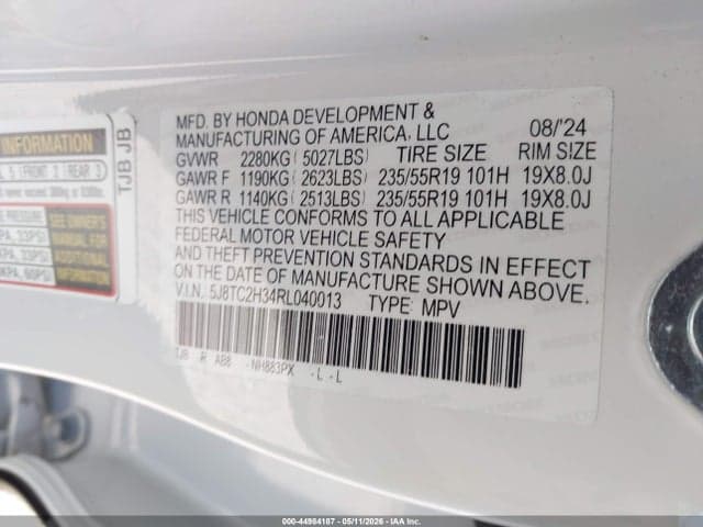 2024 ACURA RDX STANDARD 9