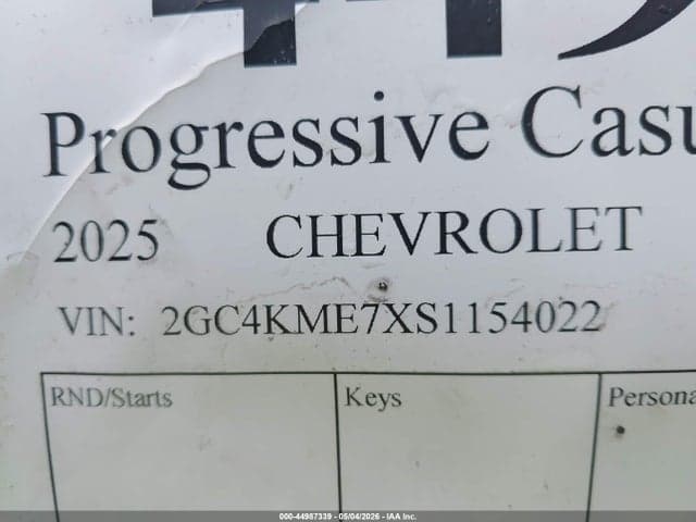 2025 CHEVROLET SILVERADO 2500HD 4WD STANDARD BED CUSTOM 8
