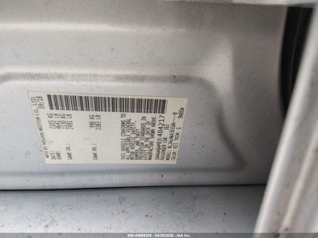 2018 NISSAN MAXIMA 3.5 PLATINUM 9