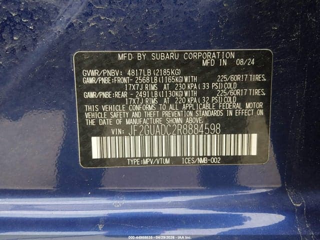 2024 SUBARU CROSSTREK PREMIUM 9