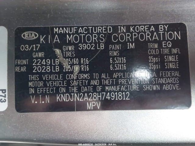 2017 KIA SOUL 9