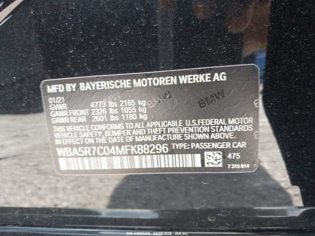 2021 BMW 330I XDRIVE 9