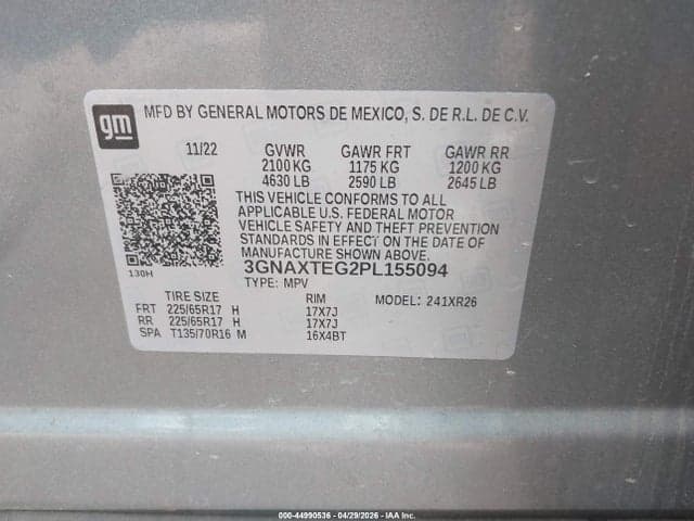 2023 CHEVROLET EQUINOX AWD 2FL 9