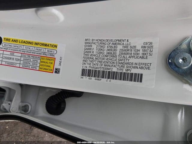 2026 HONDA CR-V EX-L AWD 9