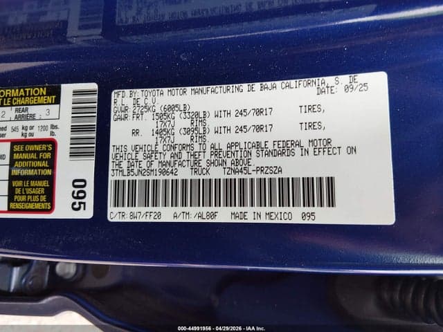 2025 TOYOTA TACOMA SR5 9