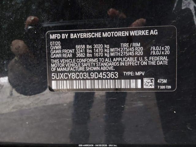2020 BMW X6 M50I 9