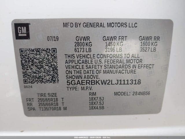 2020 BUICK ENCLAVE FWD ESSENCE 9