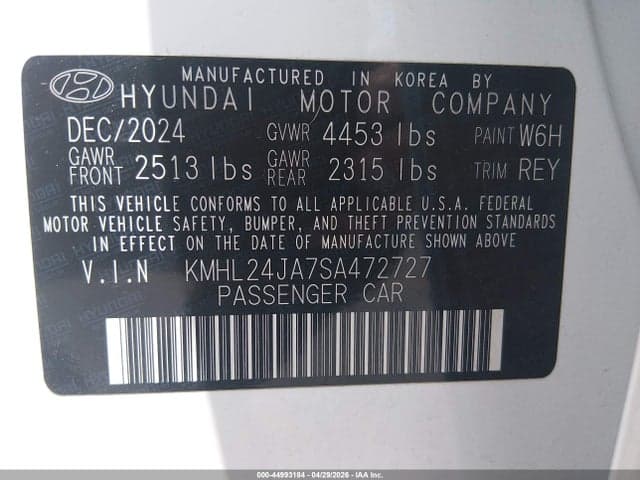2025 HYUNDAI SONATA SE 9