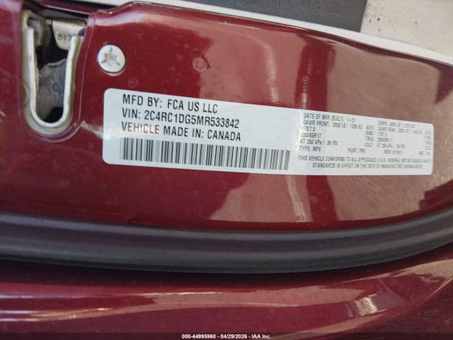 2021 CHRYSLER VOYAGER LXI 9