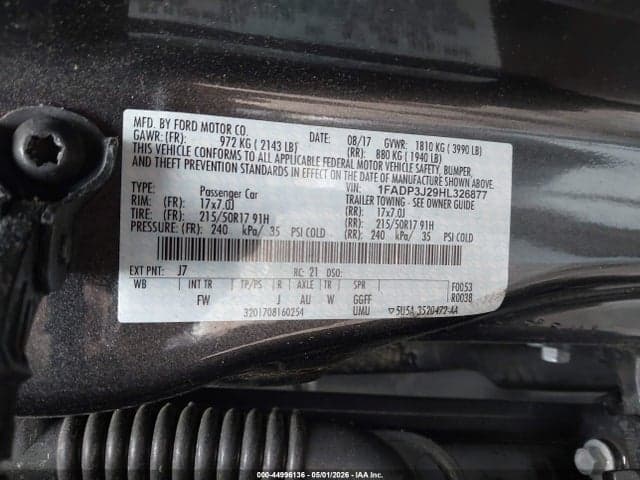 2017 FORD FOCUS TITANIUM 9