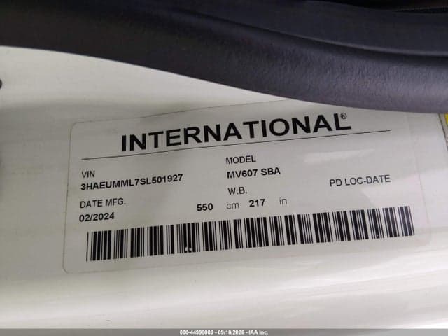 2025 INTERNATIONAL MV 8