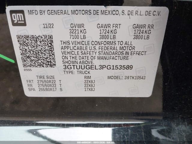 2023 GMC SIERRA 1500 4WD SHORT BOX DENALI 9