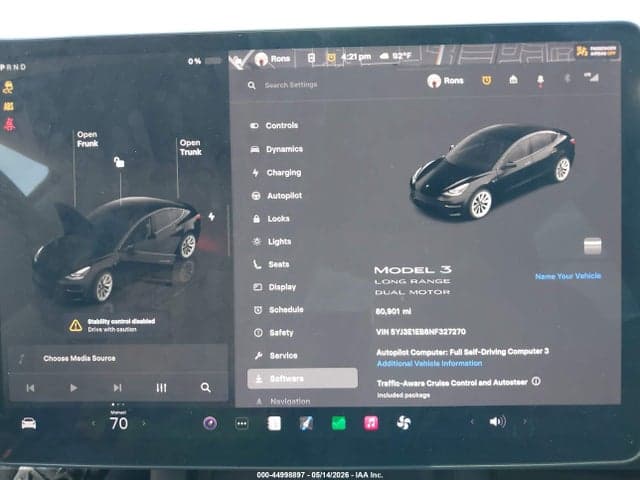 2022 TESLA MODEL 3 LONG RANGE DUAL MOTOR ALL-WHEEL DRIVE 7