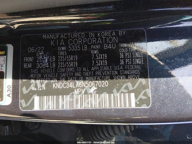 2022 KIA EV6 WIND 9