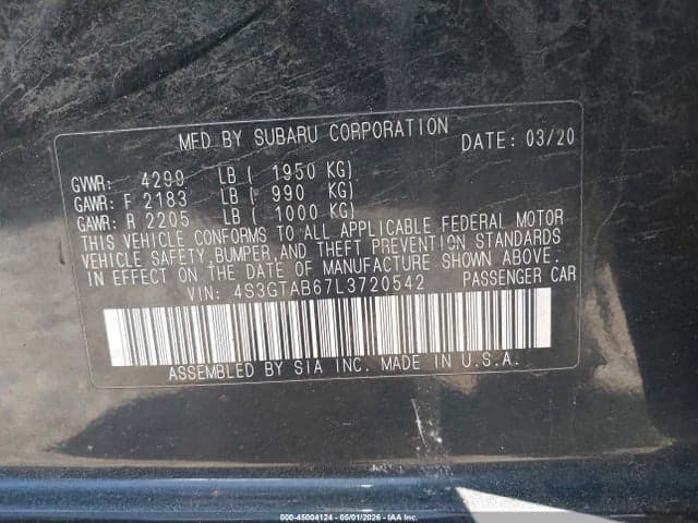 2020 SUBARU IMPREZA 5-DOOR 9