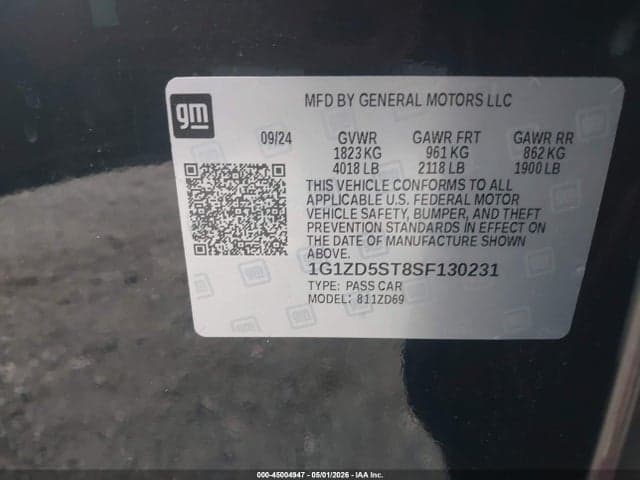 2025 CHEVROLET MALIBU FWD 1LT 9