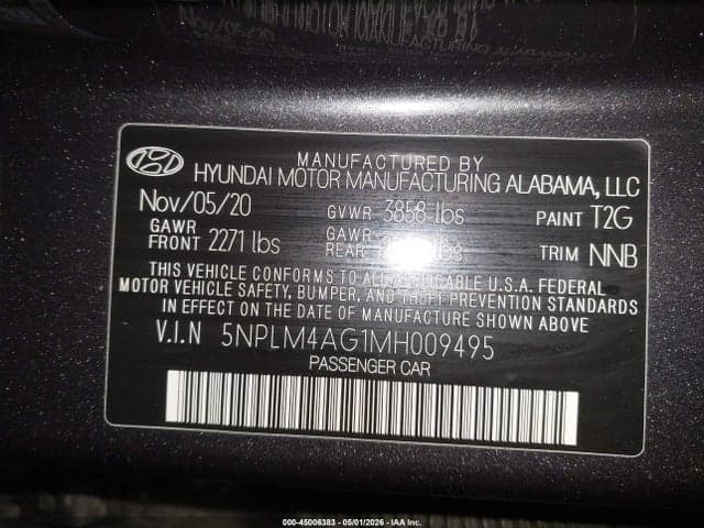 2021 HYUNDAI ELANTRA SEL 9