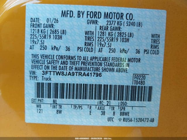 2026 FORD MAVERICK XLT 9