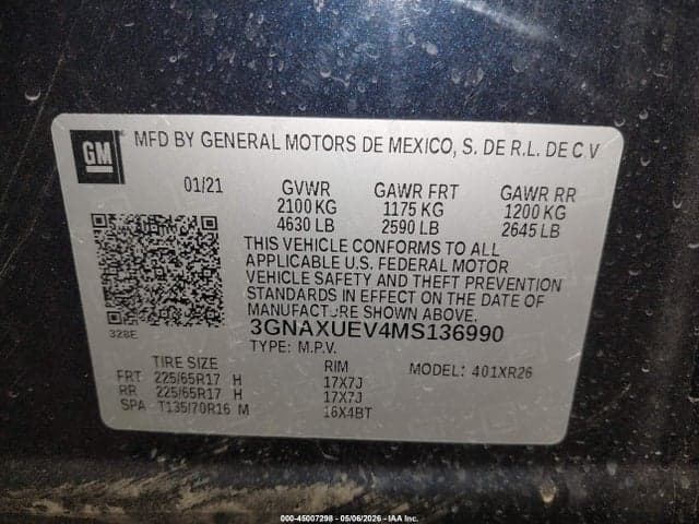 2021 CHEVROLET EQUINOX AWD 9