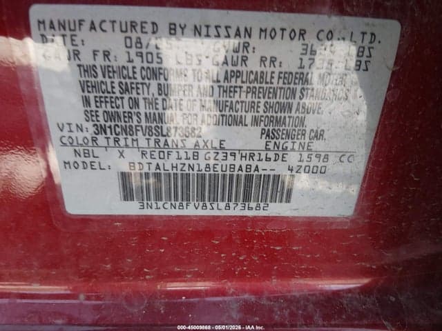 2025 NISSAN VERSA 1.6 SR 9