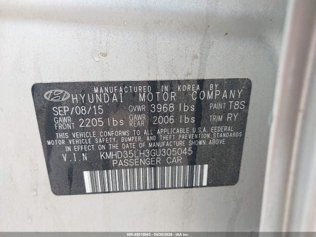 2016 HYUNDAI ELANTRA GT 9