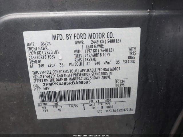 2024 FORD EDGE SEL 9