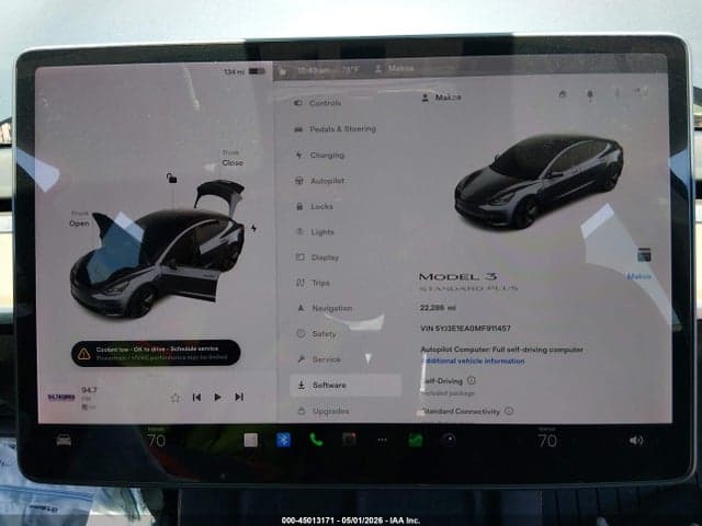 2021 TESLA MODEL 3 STANDARD RANGE PLUS REAR-WHEEL DRIVE 18
