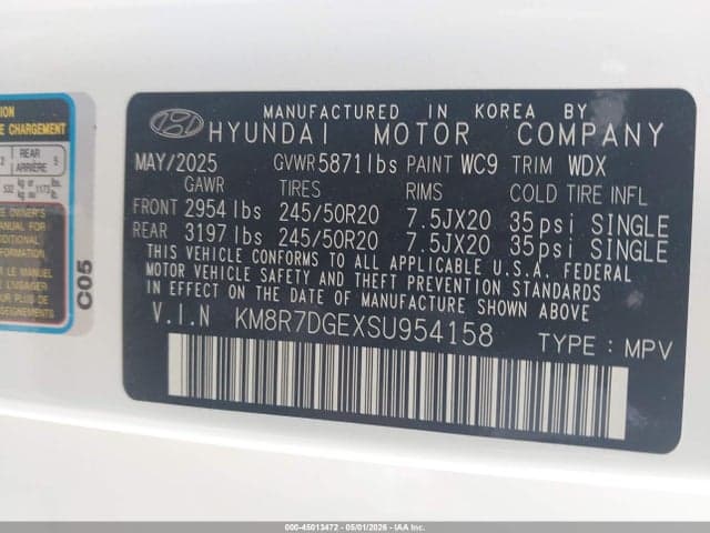 2025 HYUNDAI PALISADE CALLIGRAPHY 9