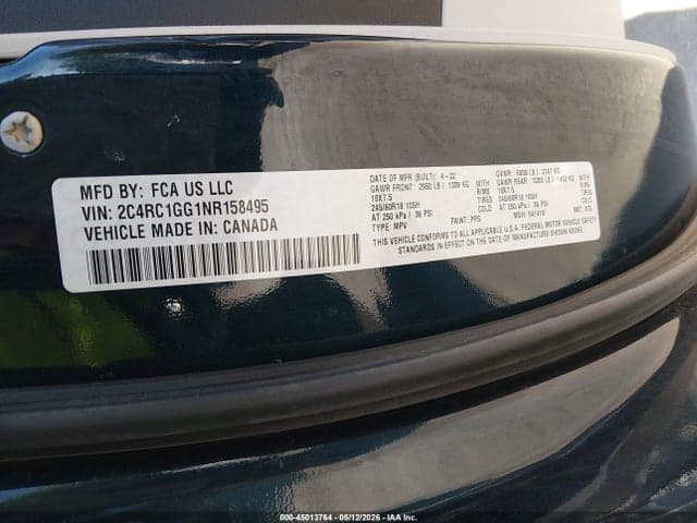 2022 CHRYSLER PACIFICA LIMITED 9