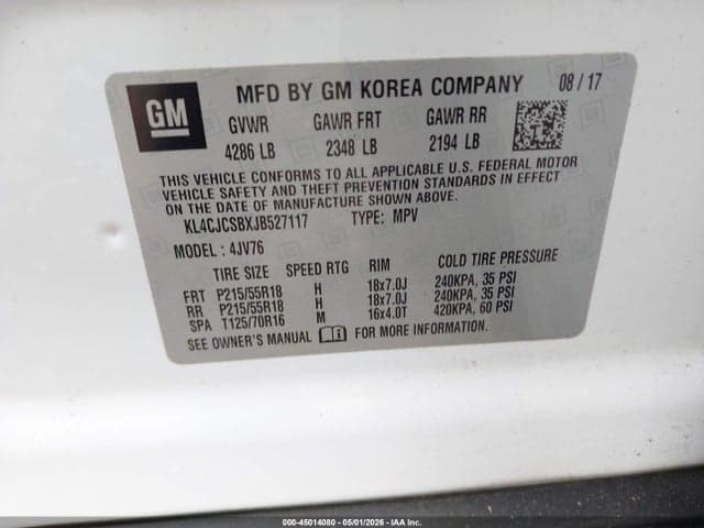2018 BUICK ENCORE ESSENCE 9