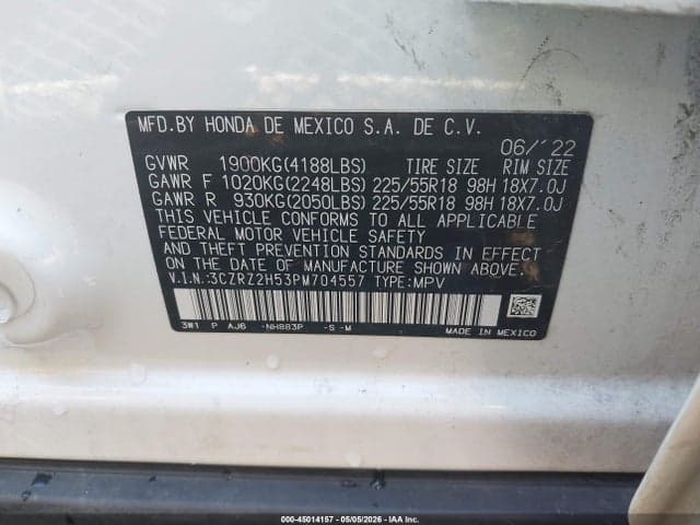 2023 HONDA HR-V AWD SPORT 9