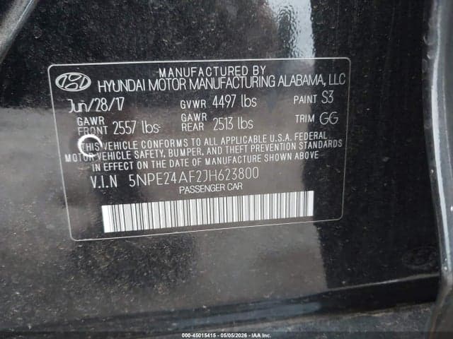 2018 HYUNDAI SONATA SE 9
