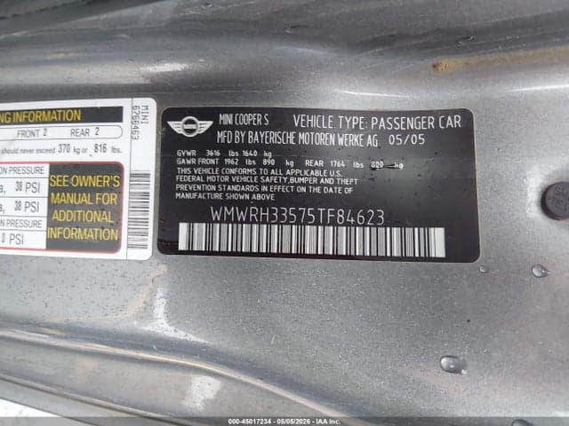 2005 MINI COOPER S 9