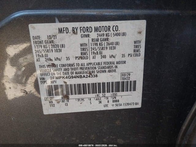 2022 FORD EDGE SE 9