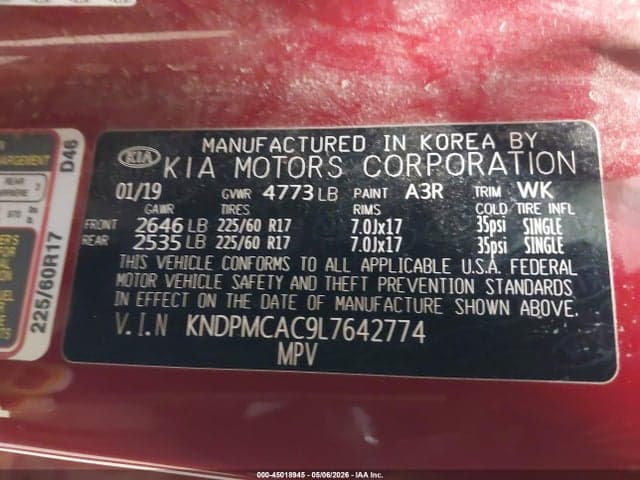 2020 KIA SPORTAGE LX 9