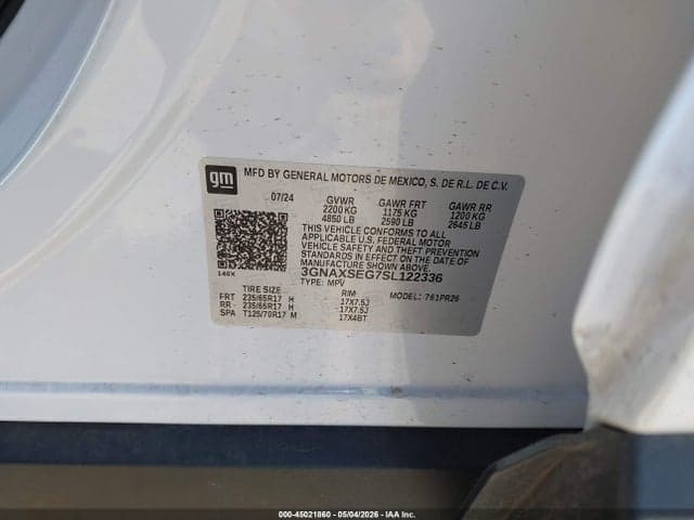 2025 CHEVROLET EQUINOX AWD ACTIV 9