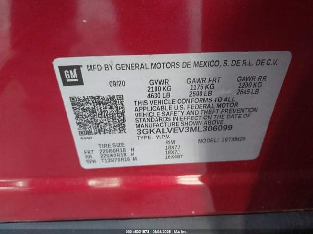 2021 GMC TERRAIN AWD SLT 9