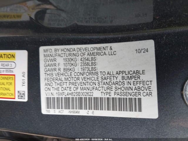 2025 HONDA CIVIC HYBRID SPORT 9