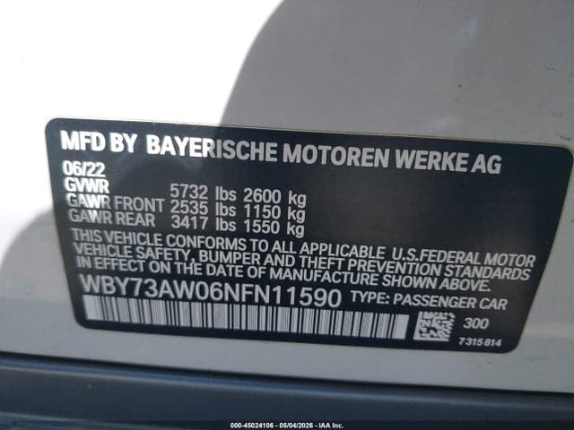 2022 BMW I4 EDRIVE40 9