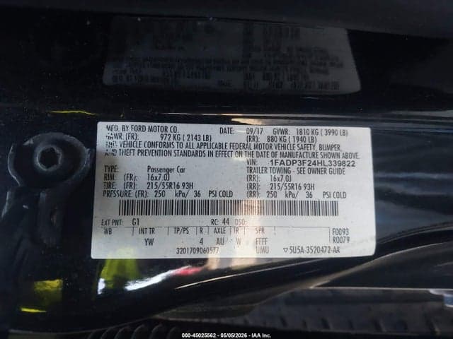 2017 FORD FOCUS SE 7