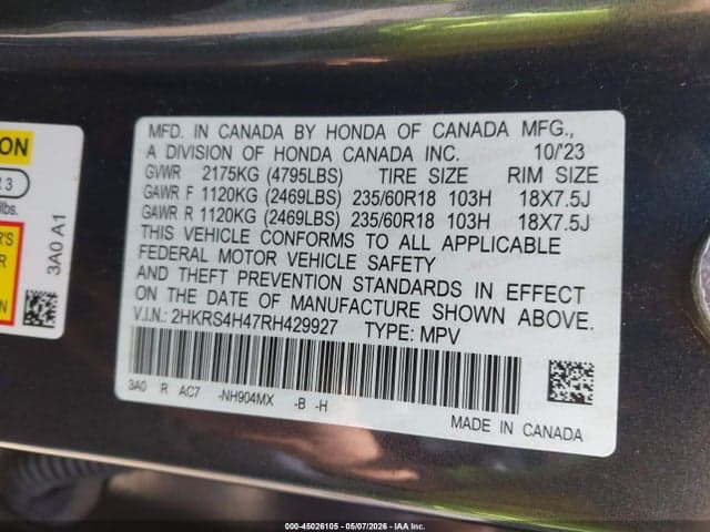 2024 HONDA CR-V EX AWD 9