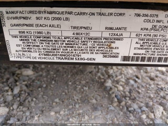 2022 CARRY-ON TRAILER 9