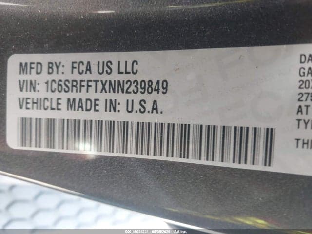 2022 RAM 1500 9