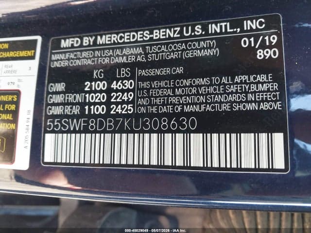 2019 MERCEDES-BENZ C 300 9