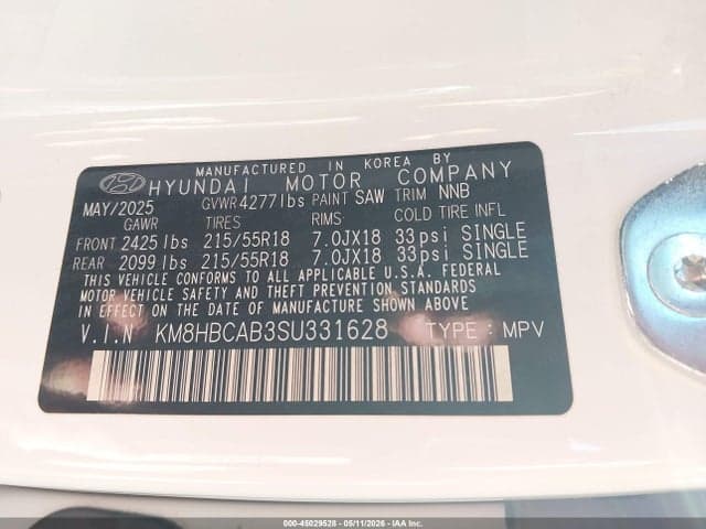 2025 HYUNDAI KONA SEL 9
