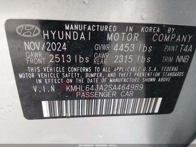 2025 HYUNDAI SONATA SEL 9